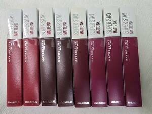 MAYBELLINE メイベリン SUPER STAY 口紅/リップ （20/50/115/120） 8本まとめて！ 未使用/経年保管/現状品