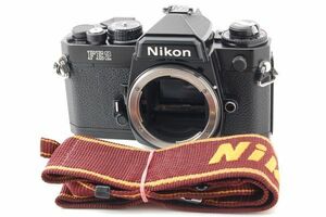 【完動美品】Nikon ニコン FE2 ブラック ボディ #180a
