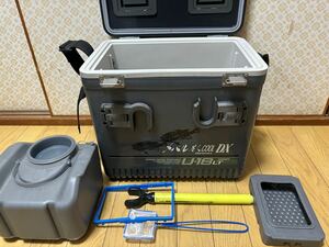 【中古】SHIMANO FISHING シマノ U-18LT メバル名人 COOL DX クーラーボックス ポータブル キャンプ アウトドア 現状品 DM1120