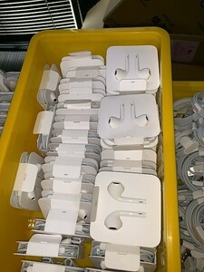 ■ 新品 iphone7以降 Apple iPhone 純正 イヤホン 変換アダプタ付 10個セット ■