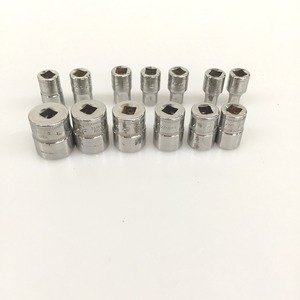 △△【1円スタート】 Snap-on スナップオン 6角シャローソケット 1/4dr　13個セット 台座なし TMM15〜TMM4 やや傷や汚れあり