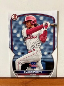 【2023 Bowman Draft】BD-43 Emaarion Boyd Philadelphia Phillies