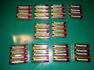 Panasonic 赤単3アルカリ乾電池セットで計40本 クリックポストで発送
