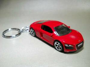 ■即決■キーホルダー■アウディ R８■レッド■AUDI■ダイキャストモデル■アクセサリー■キーチェーン■