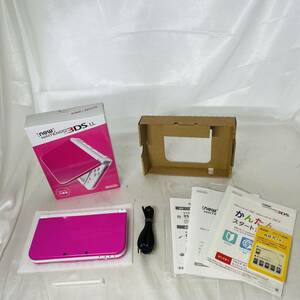 ★1円～ 美品 付属品完備 動作確認済 New NINTENDO 3DSLL 本体 ピンク ホワイト 任天堂 送料全国520円 ニンテンドー PINK × WHITE