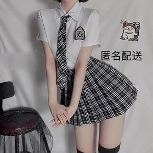 エロ下着 H1 制服　セクシー　ランジェリー　コスプレ　学生　JK　ミニスカート