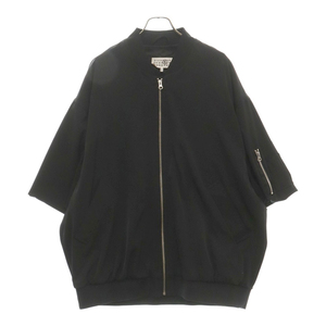 エムエムシックスメゾンマルジェラ 24SS OVERSIZED ZIPPED JACKET ハーフスリーブジップブルゾン ジャケット レディース S52AM0295 S54445