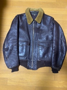 初期REAL McCOY Mfg.CO G-1フライトジャケット　ファスナー新品