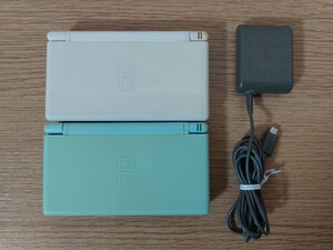 【ジャンク】 任天堂　ニンテンドーDS Lite　アイスブルー　ホワイト　本体2台セット