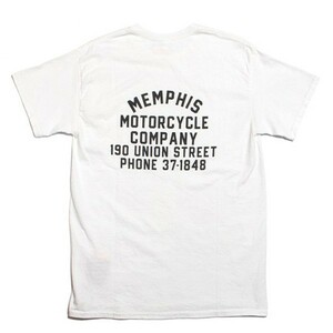 新品 PAYDAY ペイデイ Tシャツ バックプリント ポケット付き MEMPHIS 復刻 WH S