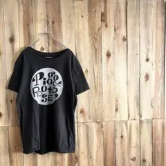 PIG&ROOSTER ロゴ Tシャツ サイズ40 日本製 ピッグ&ルースター