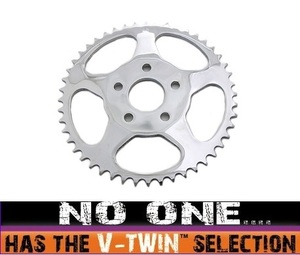 V-TWIN 19-0672 メッキ リア スプロケット 48 コマ Rear Sprocket Chrome 48 Tooth