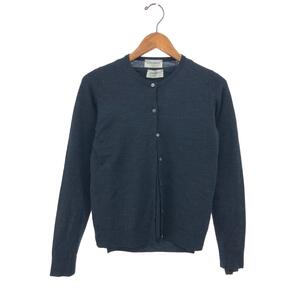 ◆JOHN SMEDLEY ジョンスメドレー 長袖アンサンブル サイズ:M◆ ネイビー メリノウール100％ レディース トップス