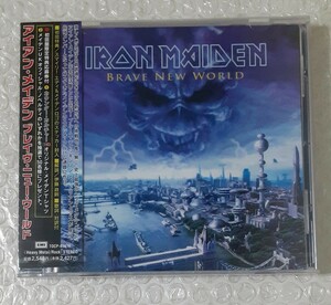 新品 未開封 アイアン・メイデン IRON MAIDEN / ブレイヴ・ニュー・ワールド BRAVE NEW WORLD 初回盤 ステッカー入 TOCP-65418 OBI SEALED