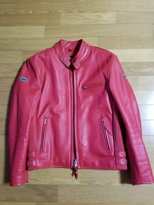 　BATES シングル　レザージャケット　中古　美品　Lサイズ