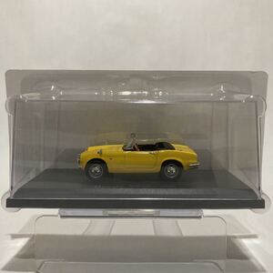 アシェット 国産名車コレクション 1/43 vol.4 HONDA S800 1966年 ホンダ 黄色 旧車 ミニカー　モデルカー