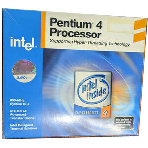 【ほぼ未使用】Intel Pentium4 2.6GHz [Northwood Socket478]