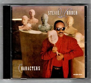 Ω スティービーワンダー STEVIE WONDER 1987年 R32M-1055 国内盤 CD/キャラクターズ CHARACTERS/マイケルジャクソン 共演 GET IT 収録 