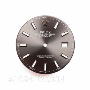 A1365【送料無料】純正 ROLEX ロレックス 用 USED品 デイトジャスト41 126334 文字盤