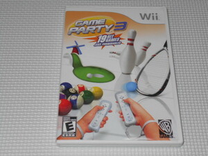 Wii★GAME PARTY 3 海外版 北米版★箱付・説明書付・ソフト付