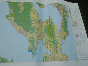 二万五千分一土地利用図「江田島」　1977/04発行　かき養殖場