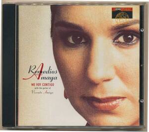 中古CD レメディオス・アマヤ Remedios Amaya メ・ボイ・コンティゴ Me Voy Contigo ヴィセンテ・アミーゴ Vicente Amigo