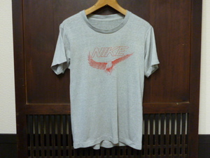 USA古着　Tシャツ NIKE 80s 90s ナイキ　ビンテージ　グレー