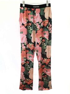 TOM FORD トム フォード 23SS ABSTRACT FLORAL SILK PAJAMA PANTS フラワー パジャマパンツ T4H20-158 ピンク M ITJ8OW4Y2IZQ