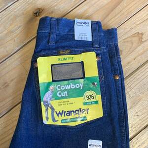 新品 Wrangler ラングラー デニム ジーンズ メンズ W27L32 インディゴ アメカジ アウトドア 古着 アメリカ仕入 タグ付き未使用品 P1178