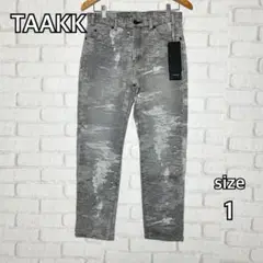 【新品未着用】TAAKK ストレートデニム