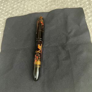 黒漆 金彩 万年筆 K14金ニブ 14Kパイロット 筆記用具 PILOT 