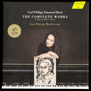 [CD26枚組※1枚欠品] C.P.E. BACH: THE COMPLETE WORKS FOR PIANO SOLO [BOX] (2014) A.マルコヴィナ『C.P.E.バッハ：ピアノ独奏曲全集』