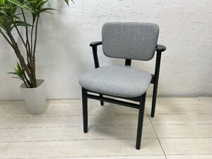 Artek Domus Chair アルテック ドムスチェア ファブリック ライトグレー フィンランド 北欧家具