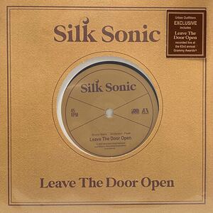 Silk Sonic Leave The Door Open live 7インチ 7inch 45 r&b rap hiphop Bruno Mars Leave ブルーノ マーズ Anderson Paak シルク ソニック