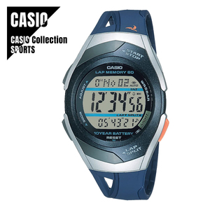 国内正規品 CASIO カシオ PHYS フィズ STR-300J-2AJH ランニングウォッチ グレー×ブルー メンズ レディース 腕時計 ★新品