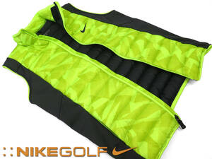 ●ナイキゴルフ NIKE GOLF●美品　レンジヘビーダウンベスト　イエロー/M　定価24200円