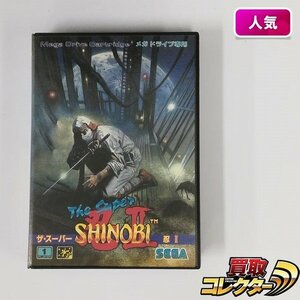 gA876a [箱説有] MD メガドライブ ソフト ザ・スーパー忍 II THE SUPER SHINOBI II | ゲーム X