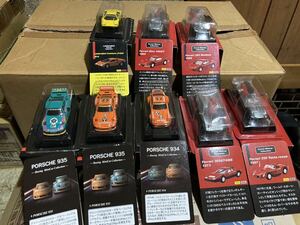 8台セット新品京商1:64 ポルシェ935 934 フェラーリ(組立キット）　ランボルギーニCountach LP400