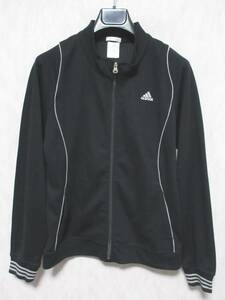 adidas アディダス ジャージ ジャケット レディース L 黒　　　irmri yg5167