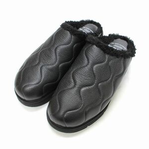 foot the coacher フットザ コーチャー 21AW MOC SANDALS レザー キルティング サボ サンダル 7.5 ブラック