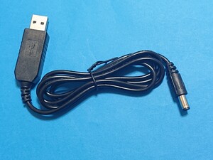 送無 QC2.0 QC3.0用トリガーケーブル モバイルバッテリー 充電器用 USB-Aオス 12V出力 DCプラグ 外径5.5MM 内径2.1MM ケーブル長さ1M 管8