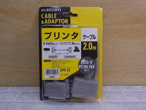 ◎L/391●【未使用品】エレコム ELECOM☆プリンタケーブル☆D-Sub25pinオス-セントロニクス36pinオス☆CPC-E2