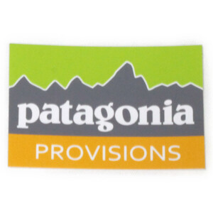 パタゴニア プロビジョンズ キャンペーン ステッカー ミニ 黄色 Patagonia PROVISIONS シール デカール 非売品 稀少 食品 フード デコ 新品