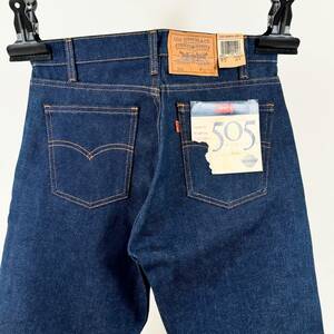 希少《 Dead Stock / 1980年代 / W32 L31 》80s デッド【 Levis 505 ビンテージ インディゴ デニム ジーンズ アメリカ製 】