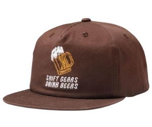 Brixton Shift Gears HP Snapback Hat Cap Brown キャップ