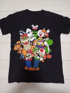 NINTENDO SUPER MARIO Tシャツ Sサイズ ヴィンテージ 古着 半袖 プリント