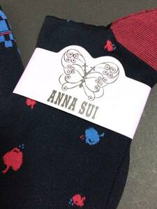 新品日本製 ANNA SUI アナスイ ハイソックス　⑤