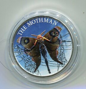 アメリカ　2019年　銀貨　Cryptozoology Series Mothman!　@5-55