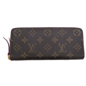 ［飯能本店］LOUIS VUITTON LV ルイ・ヴィトン ポルトフォイユ クレマンス M60742 長財布 モノグラム ブラウン レディース DH84051