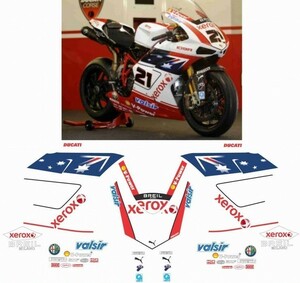 カスタム グラフィック デカール ステッカー 車体用 / ドゥカティ スーパーバイク 848 1098 1198 / レプリカ REPLICA SBK 2008 PORTIMAO